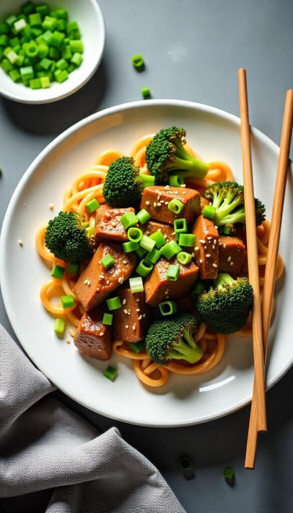 Savory Chopped Beef and Broccoli Stir-Fry Savory Chopped Beef and Broccoli Stir-Fry