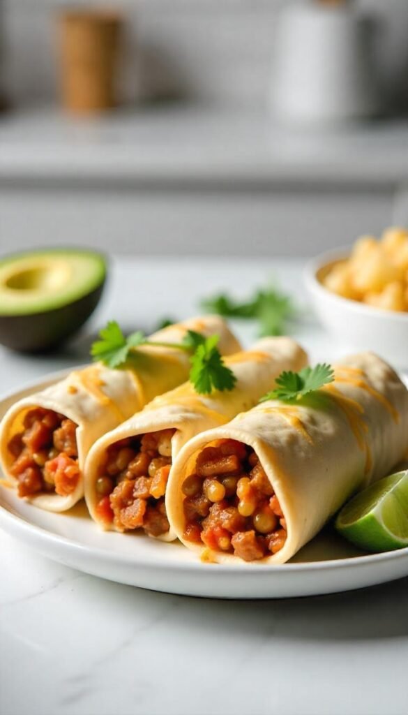 Savory Chopped Beef Breakfast Burritos