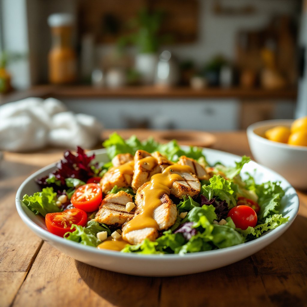 Tangy Honey Mustard Chicken Salad