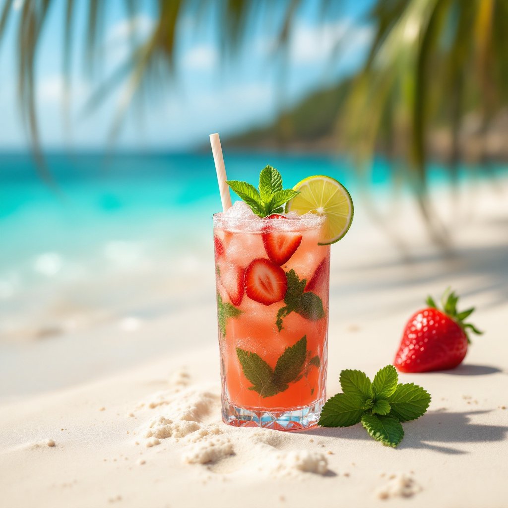 Refreshing Strawberry Mojito Refreshing Strawberry Mojito