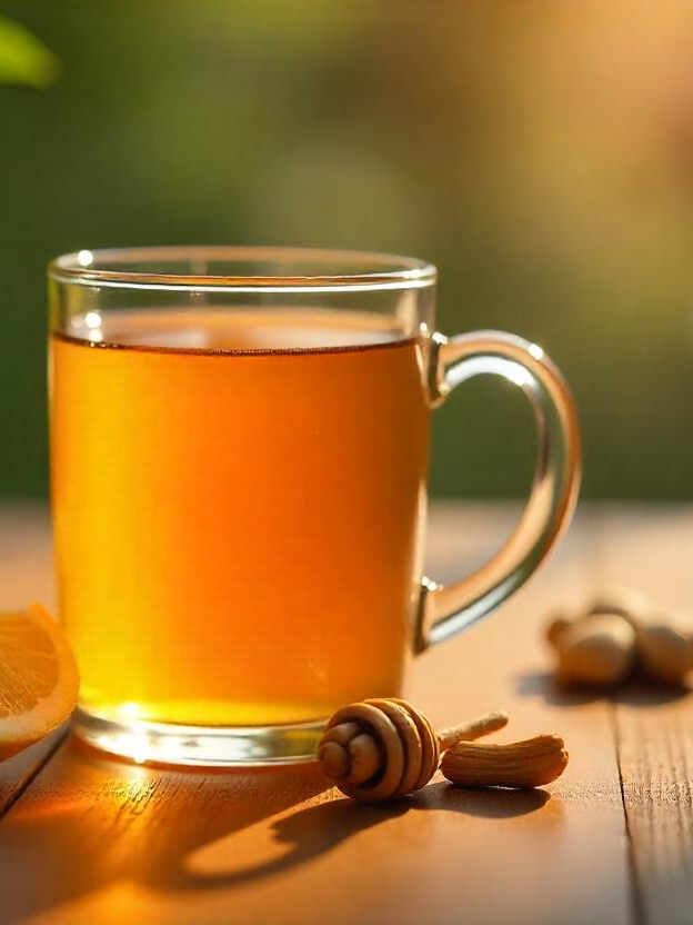 Soothing Honey Ginger Tea 