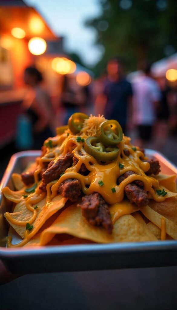 Savory Brisket Loaded Nachos