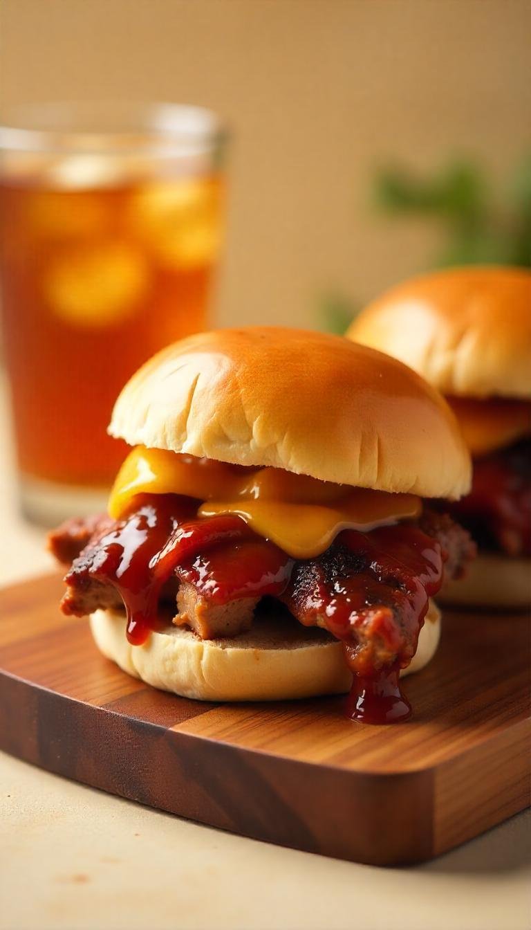 Savory Brisket Sliders with Tangy BBQ Sauce