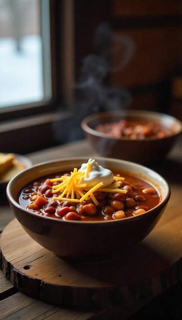 Hearty Chopped Beef Chili with Beans Recipe
