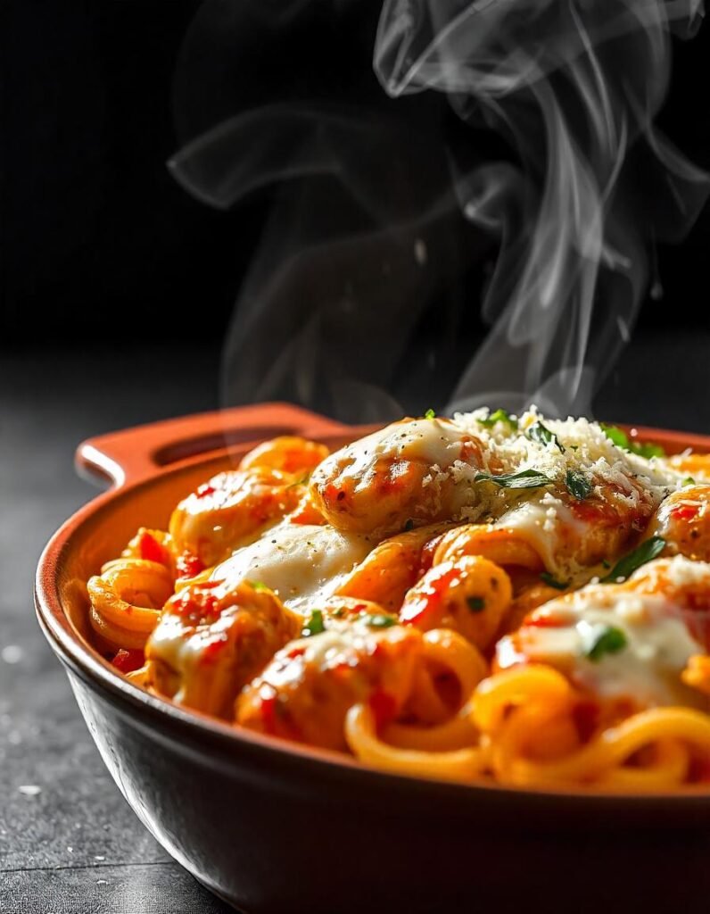 Cheesy Italian Chicken Pasta Bake Cheesy Italian Chicken Pasta Bake