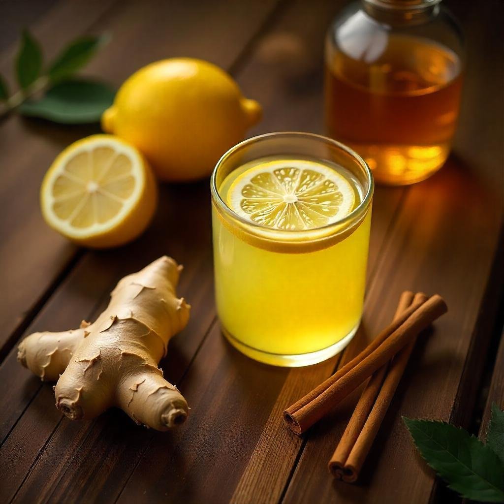 lemon ginger infusion drink recipe 
