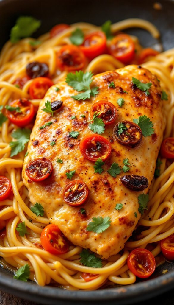 Creamy Tuscan Chicken with Sun-Dried Tomatoes