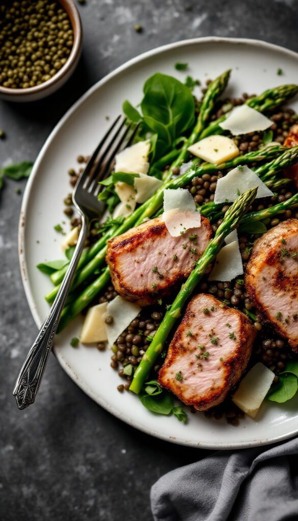 Hearty Pork and Lentil Salad
