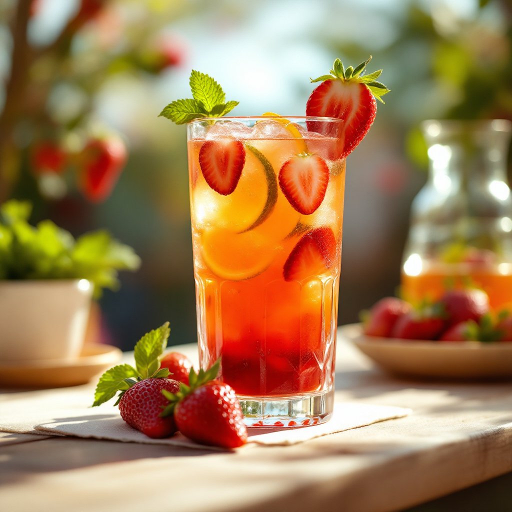 Refreshing Strawberry Sangria Refreshing Strawberry Sangria