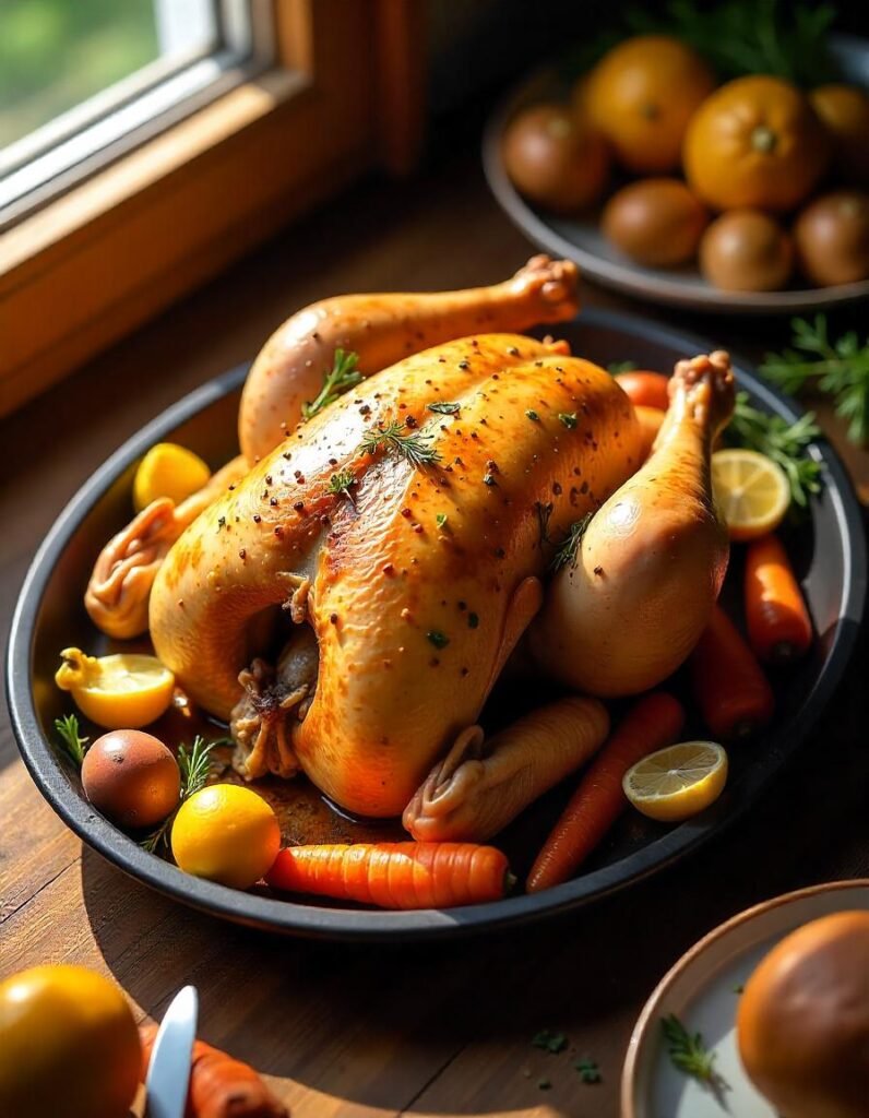 Lemon Zest Herb-Roasted Turkey Lemon Zest Herb-Roasted Turkey