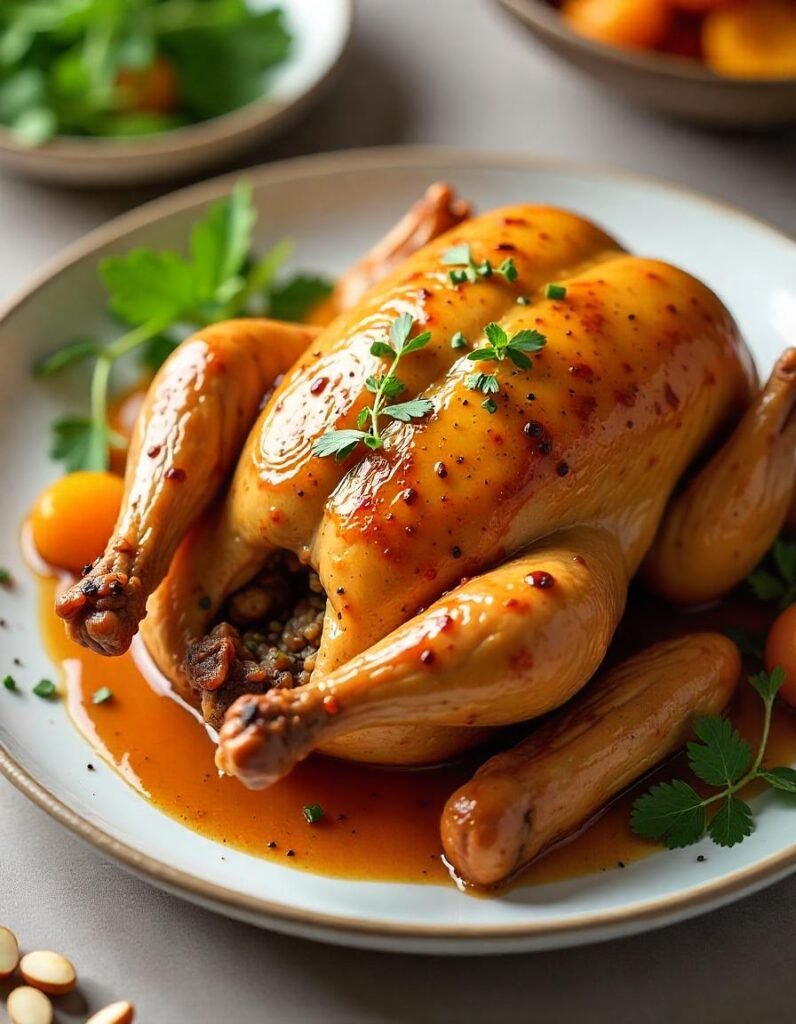 Moroccan-Spiced Turkey with Apricot Glaze 