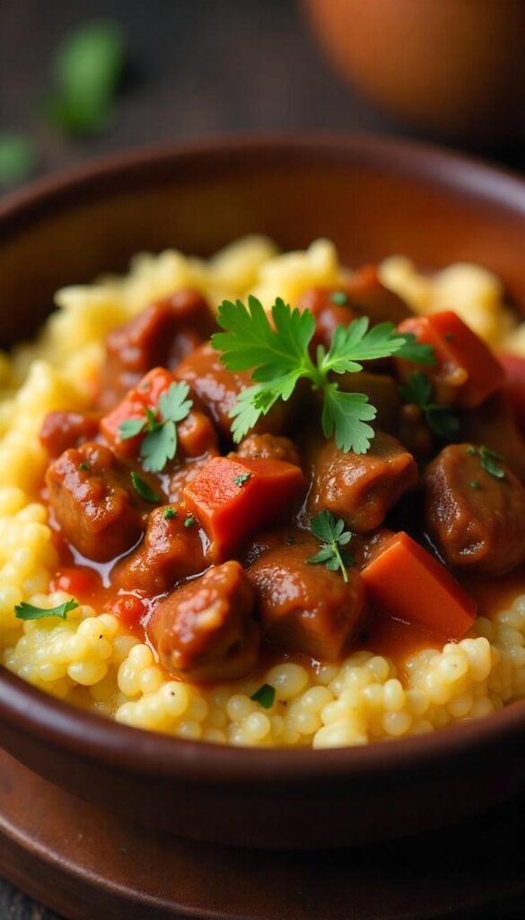 Savory Brisket Ragu with Creamy Polenta Savory Brisket Ragu with Creamy Polenta