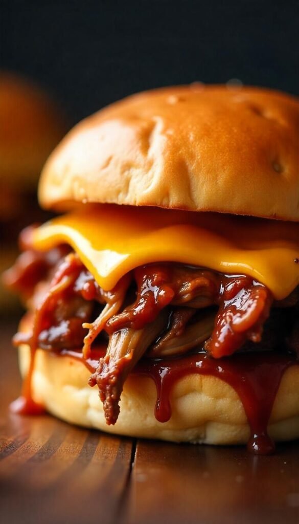 Tender Slow Cooker BBQ Brisket Sandwiches Tender Slow Cooker BBQ Brisket Sandwiches