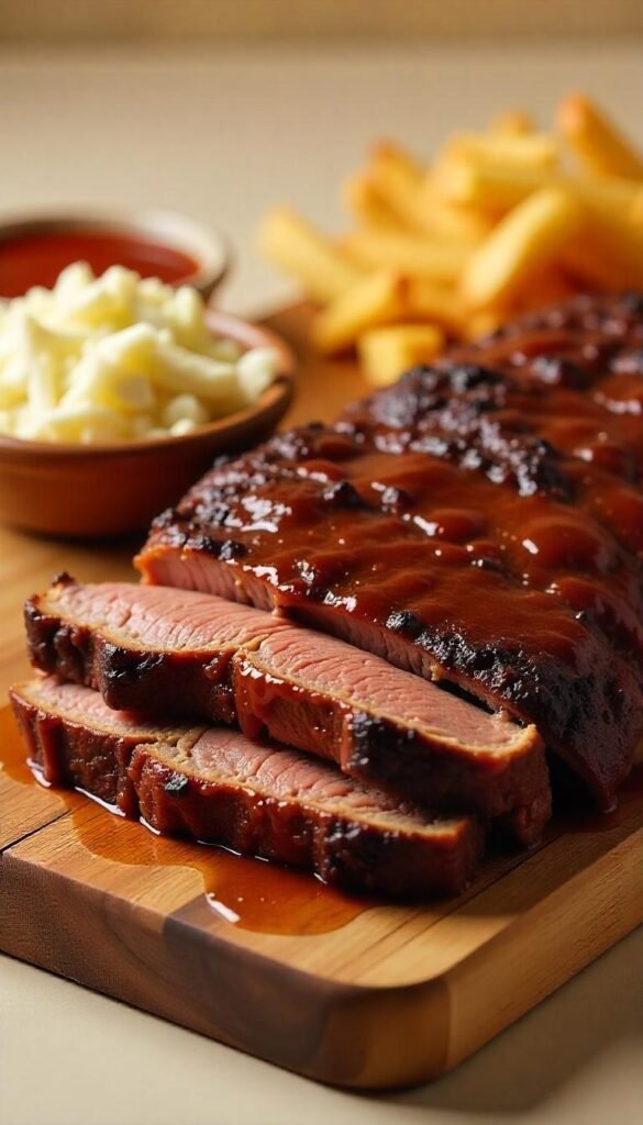 Smoky Brisket and Savory Burnt Ends Platter