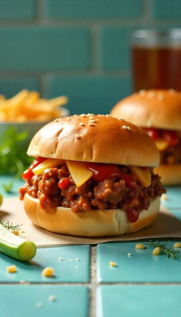 Savory Chopped Beef Sloppy Joes Recipe