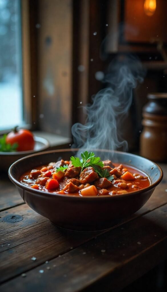 Savory Chopped Beef Goulash Recipe