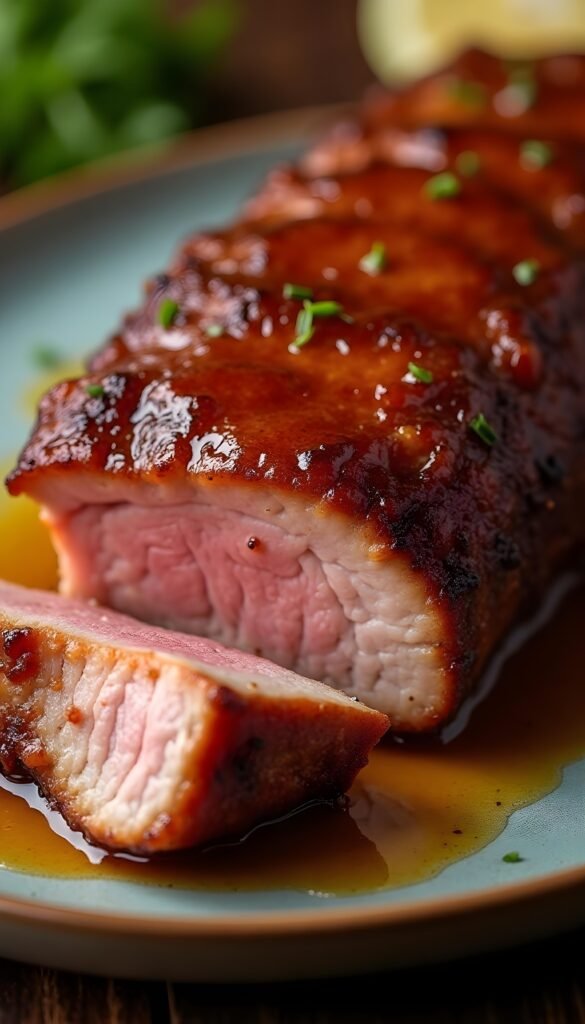 Crispy Pork Belly with Maple Glaze