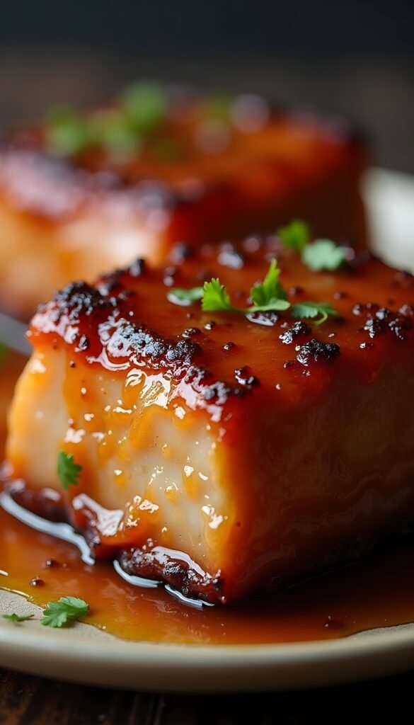 Crispy Pork Belly with Maple Glaze