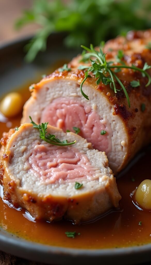 Savory Garlic and Herb Pork Tenderloin 