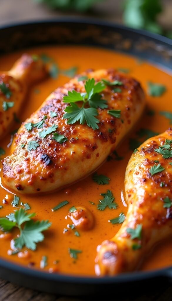 Spicy Cajun Chicken with Creamy Chicken Sauce
