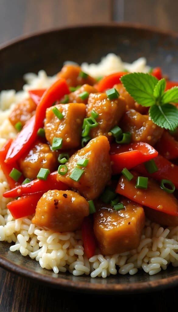 Tangy Sweet and Sour Pork Stir Fry