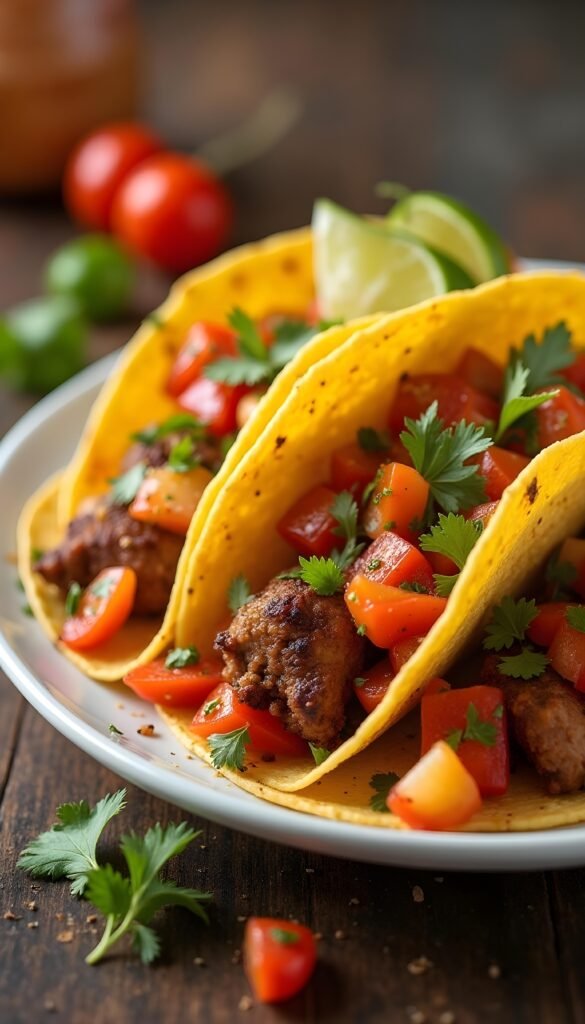 Zesty Spicy Pork Tacos with Pineapple Salsa