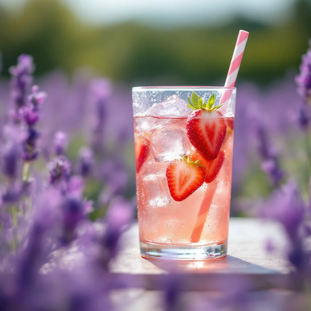 Refreshing Strawberry Lavender Lemonade 