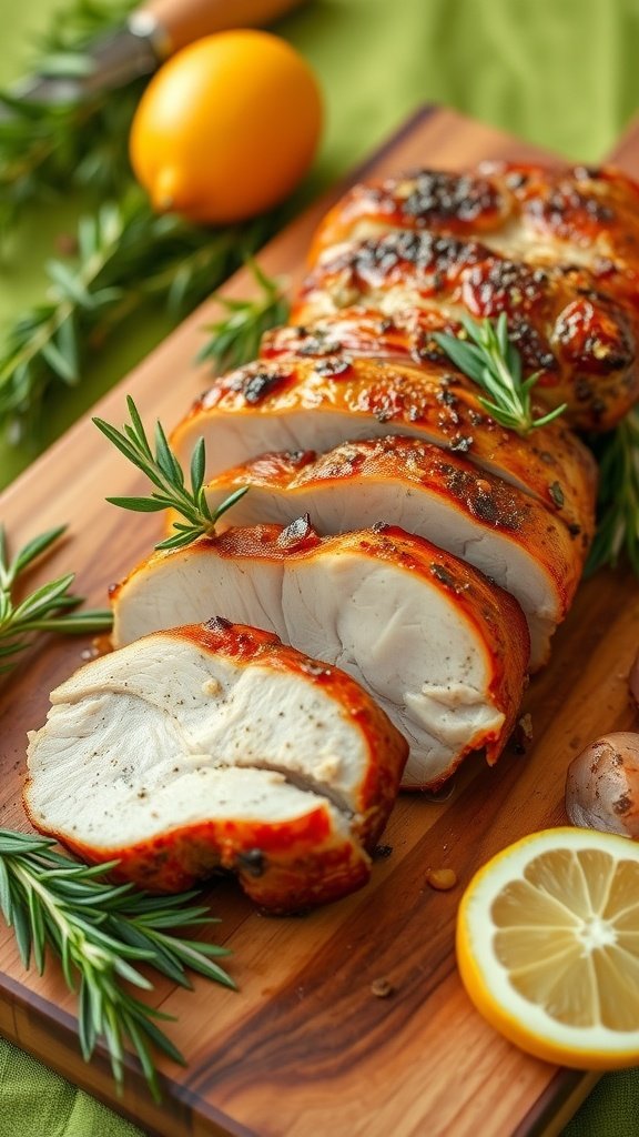 Savory Garlic and Herb Pork Tenderloin 