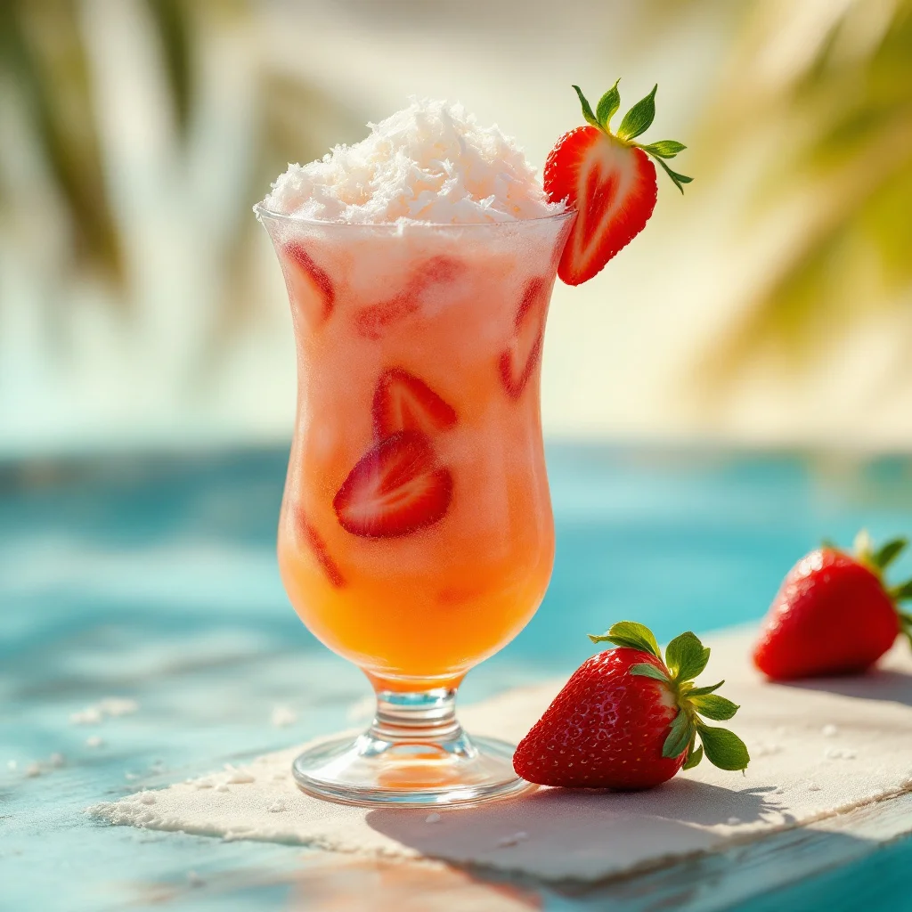 Refreshing Strawberry Coconut Cooler Refreshing Strawberry Coconut Cooler
