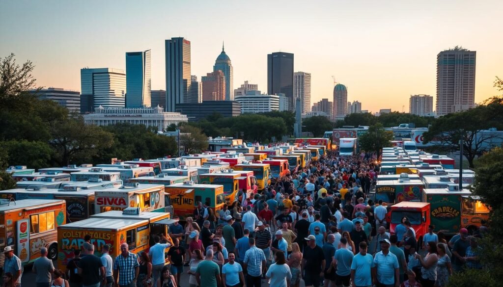 Austin food trucks gathering Austin food trucks gathering
