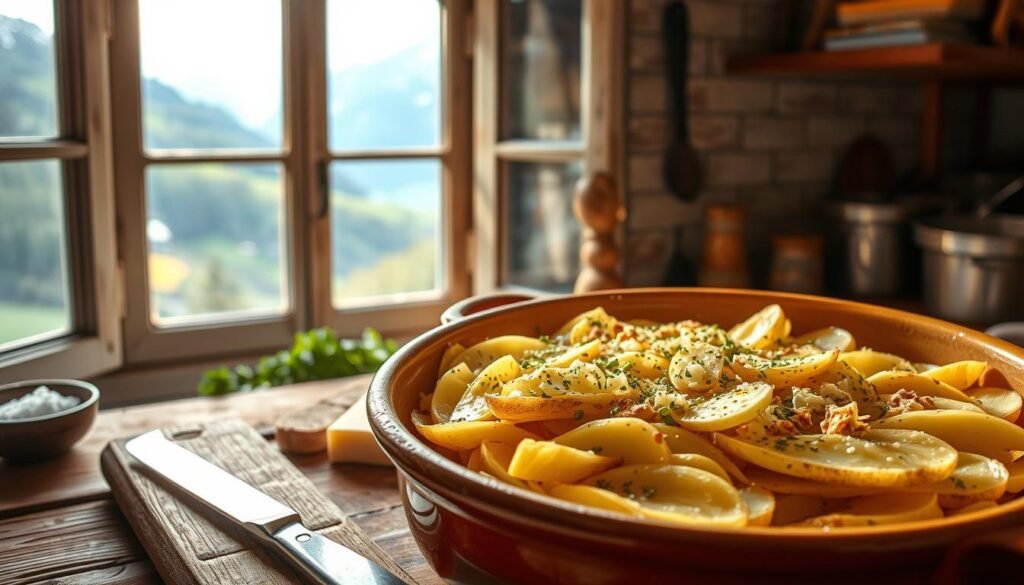 Authentic Gratin Dauphinois preparation