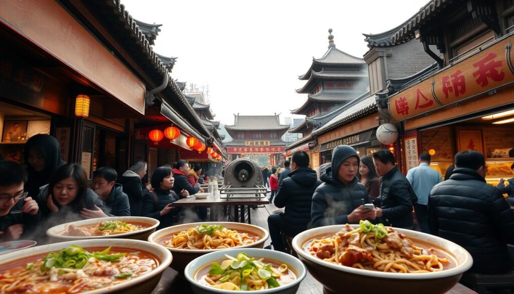 Beijing food specialties: Zhajiangmian and Mongolian hotpot