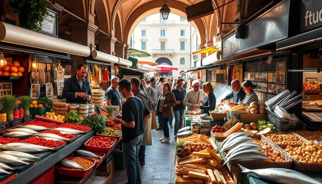 Bologna food markets