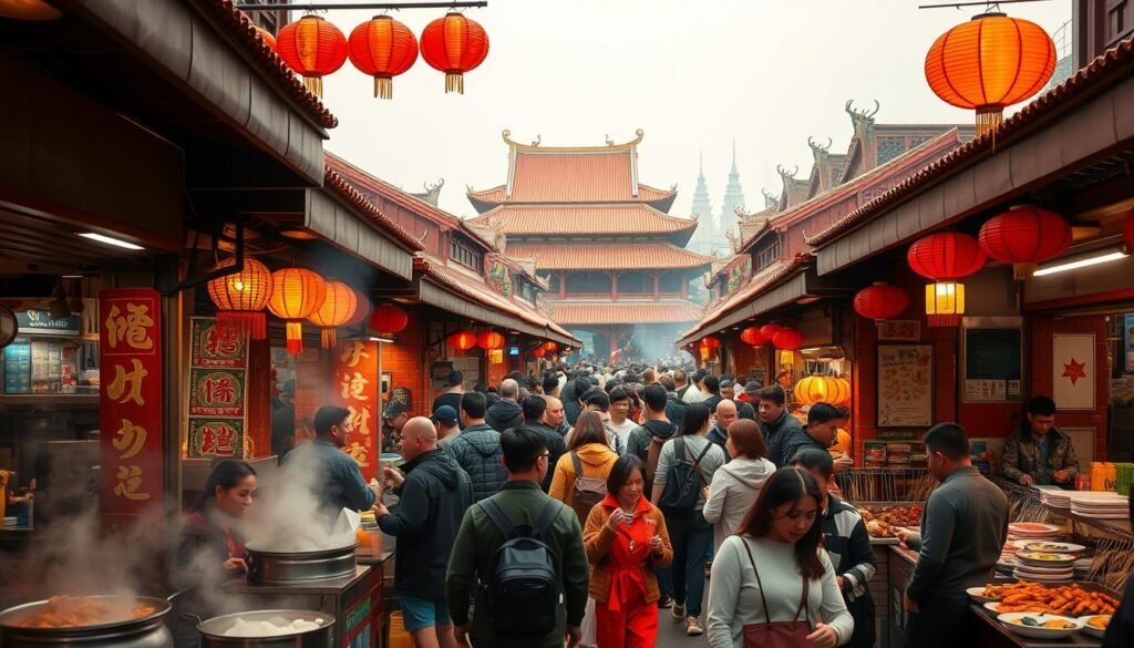 Chengdu street food markets