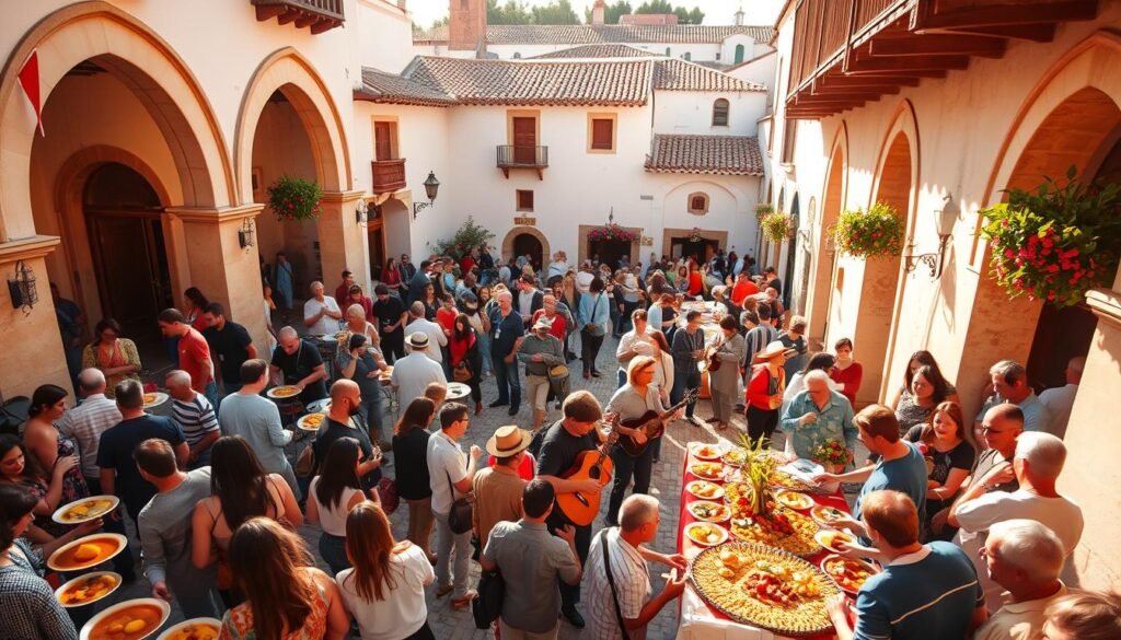 Córdoba food festivals in vibrant courtyards