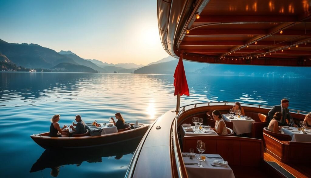 Culinary Tour of Annecy boat dining experience Culinary Tour of Annecy boat dining experience