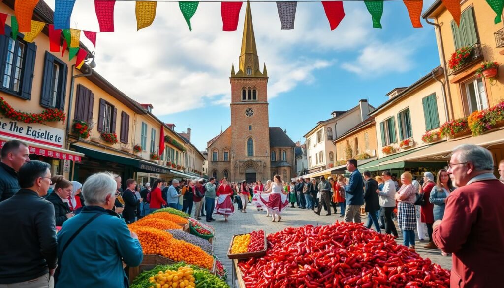 Espelette harvest celebrations