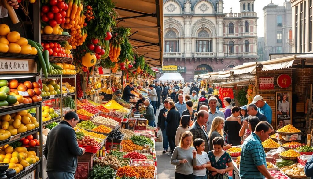Harbin food markets vibrant with color and tradition Harbin food markets vibrant with color and tradition