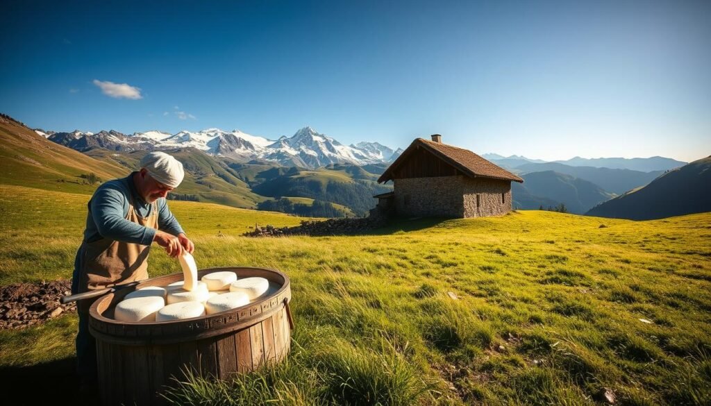 Haute-Savoie cheese production process in Lucinges