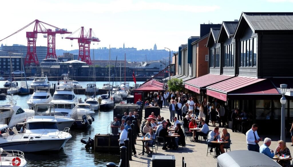 Leith waterfront dining experience