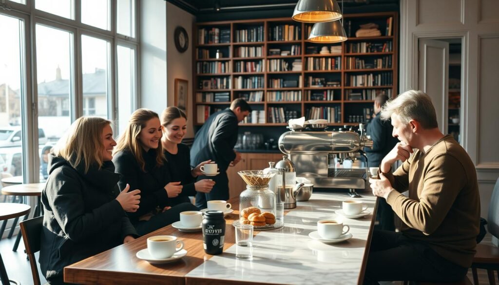 Oslo café scene Oslo café scene