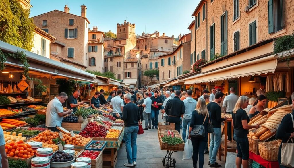 Provence food markets
