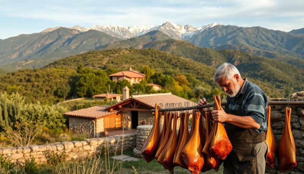 Sierra de Aracena cuisine ham production
