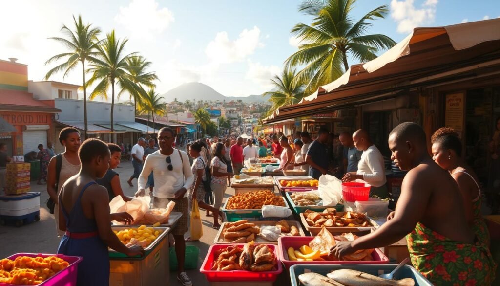 St. Lucia street food St. Lucia street food