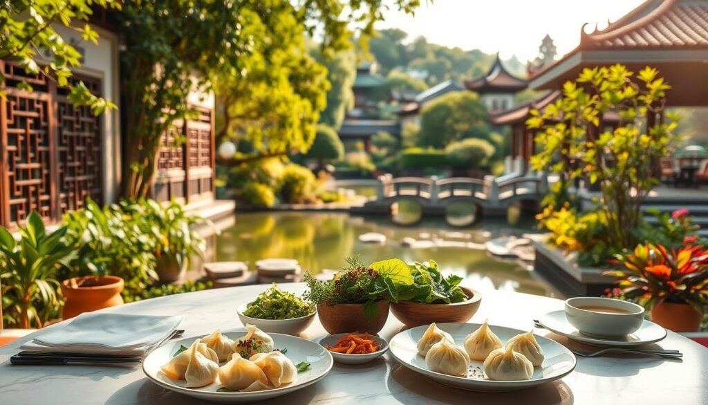 Suzhou garden cuisine harmony