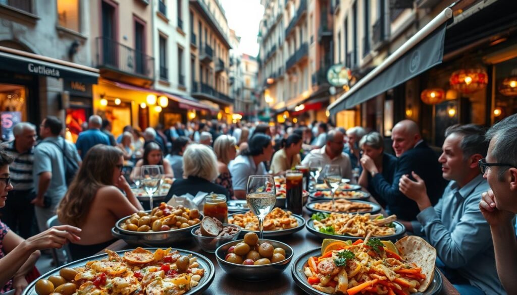 Tapas in El Tubo District