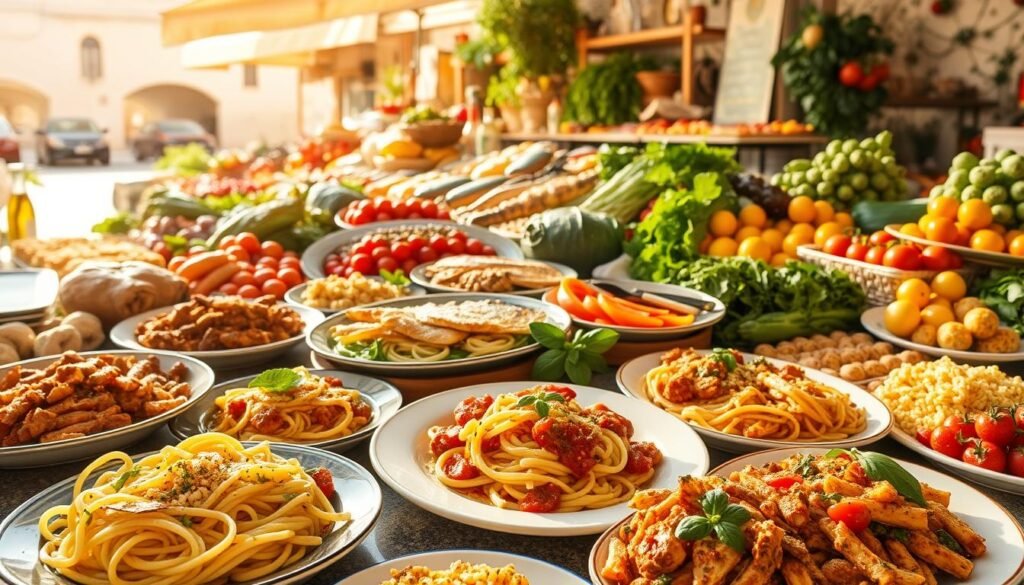 Traditional Sicilian dishes