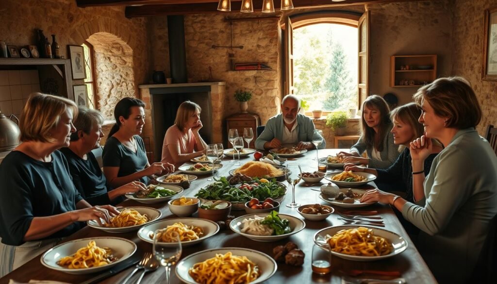 Umbrian food culture family meal Umbrian food culture family meal