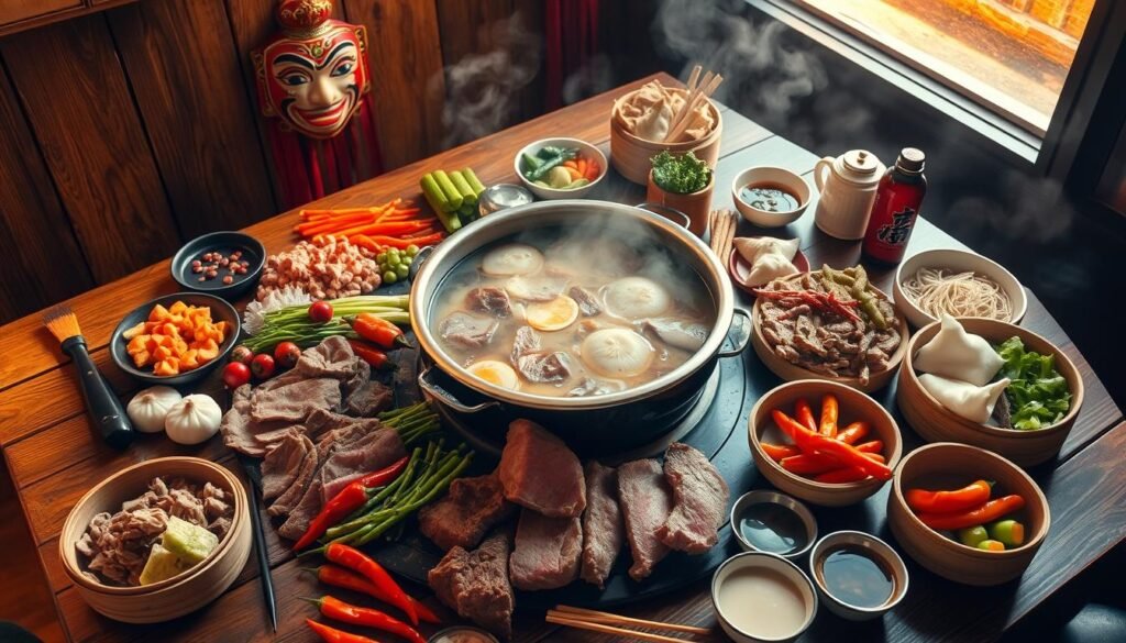 authentic Chengdu hotpot
