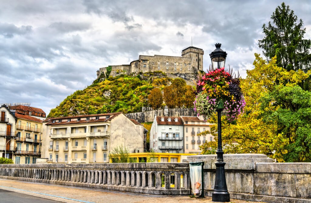 The Chateau Fort de Lourdes, a castle in France